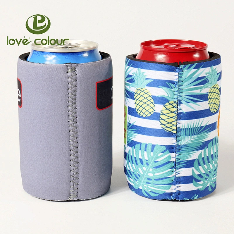 Custom Printing Neoprene Coolies Sleeve Sublimated Stubby Holder Can Cooler