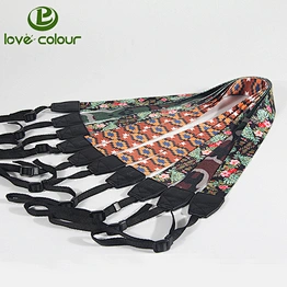 Polyester custom soft colorful adjustable shoulder neck strap for camera