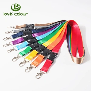 Various colors personalized customized sublimation printed lanyard for DIY