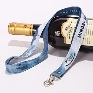 High quality promotional sublimation lanyards customized with unique logo for activities