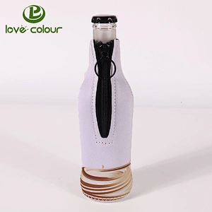 Custom 3mm foam neoprene insulated wine bottle cooler stubby holder