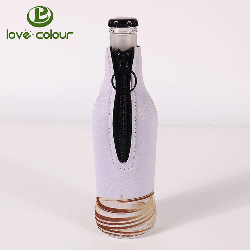 Custom 3mm foam neoprene insulated wine bottle cooler stubby holder