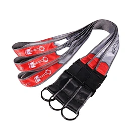 Custom polyester sublimation keychain lanyard with separable buckle