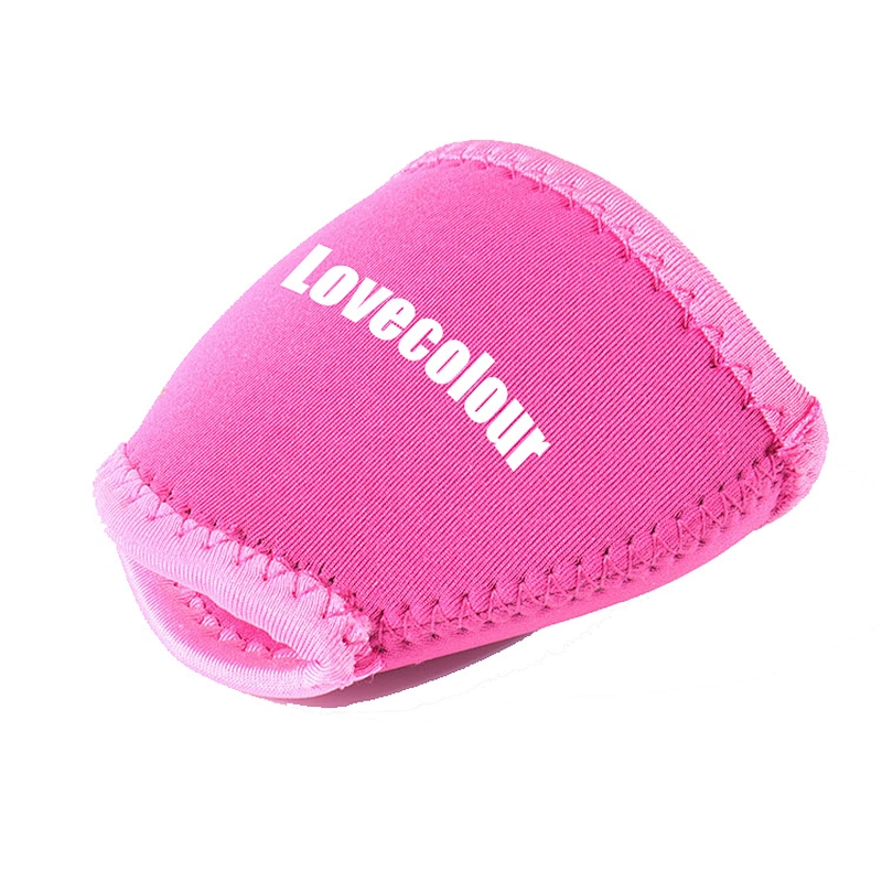 OEM Customized Logo Neoprene Wine Glass Cup Cooler With Necklace