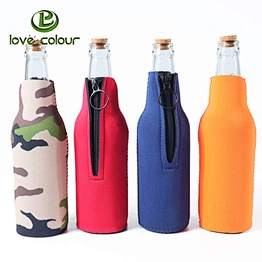Custom stubby beer cooler neoprene bottle cover