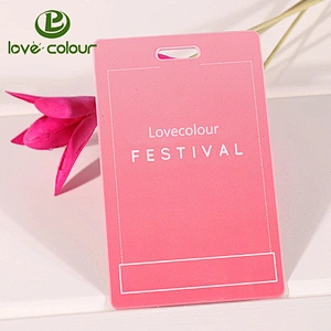 Custom Exhibition ID Card Printed PVC Plastic Card