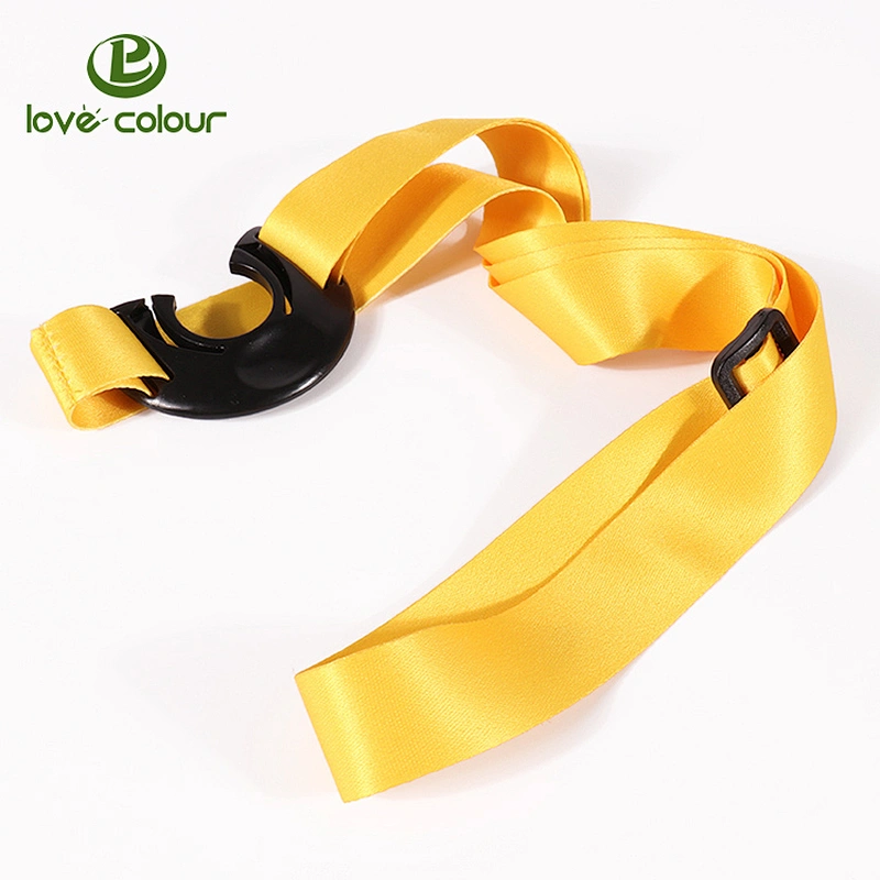 Yellow Color Polyester Custom Sport Water Bottle Lanyards with Your Design