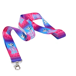 Custom cheap personalized polyester id card holder lanyard strap for promotional gift