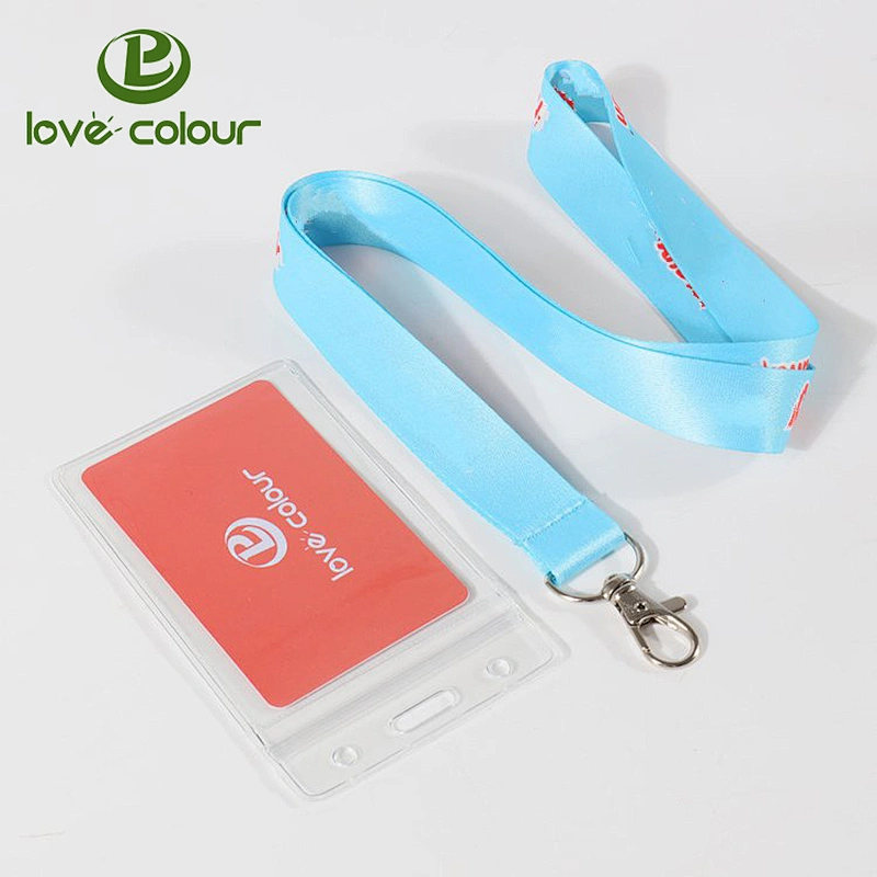 Lovecolour Fashion Customized Exhibition Retractable badge holder lanyard strap
