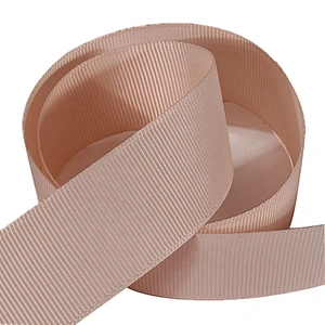 Factory direct sale polyester printing grosgrain ribbons with custom logo
