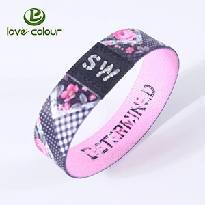 New custom soft fabric party elastic lanyard for wholesale