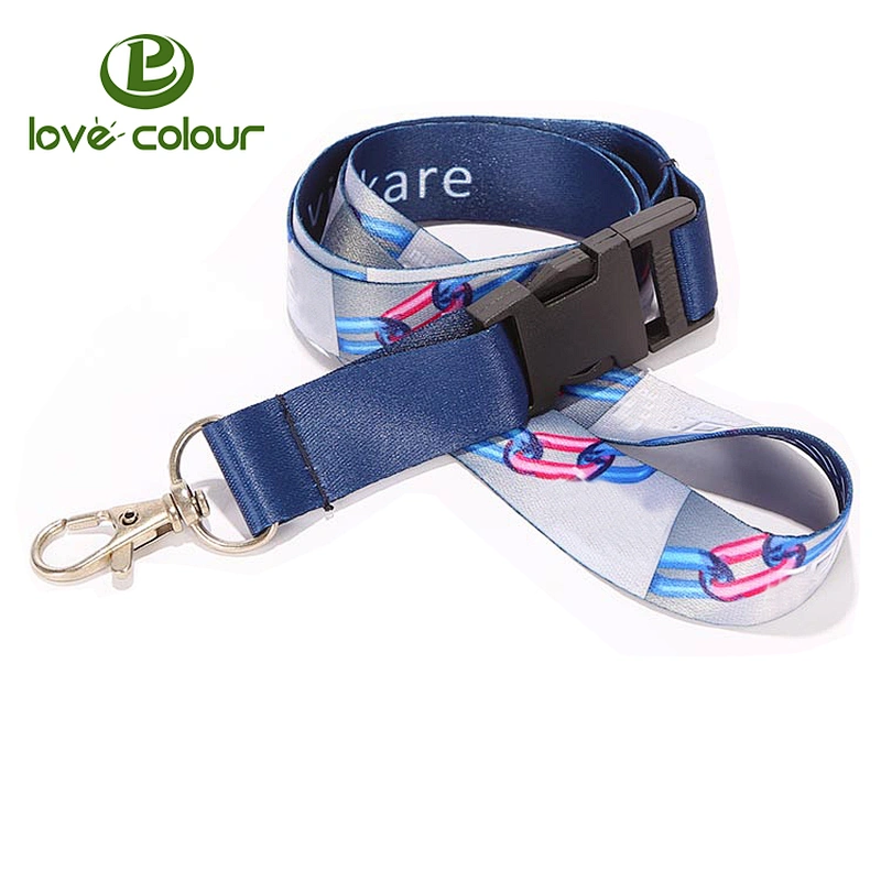 Good selling customized polyester printing neck lanyard wholesale