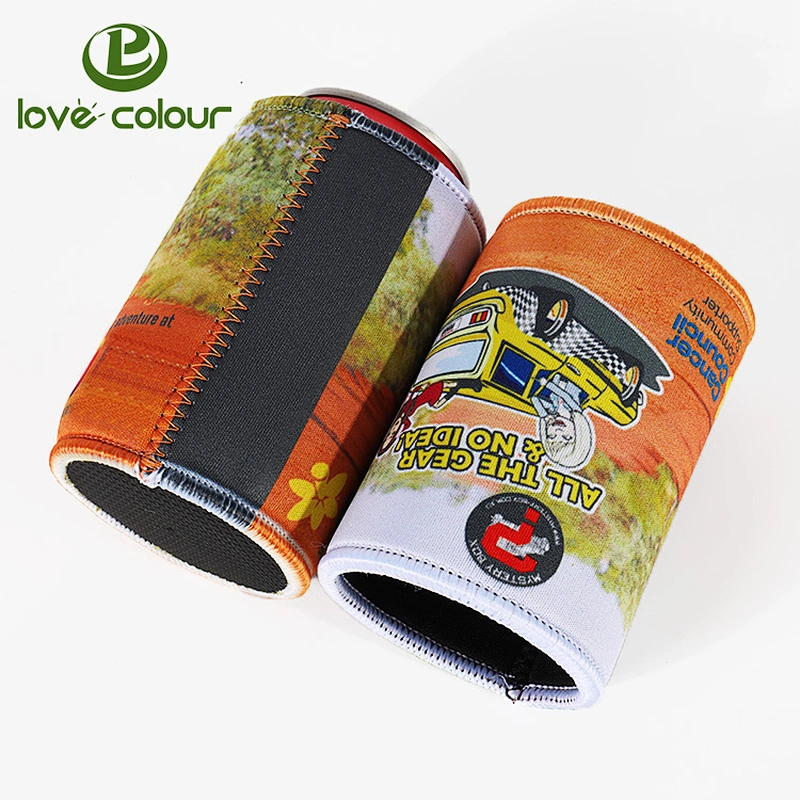 Custom Printing Neoprene Coolies Sleeve Sublimated Stubby Holder Can Cooler