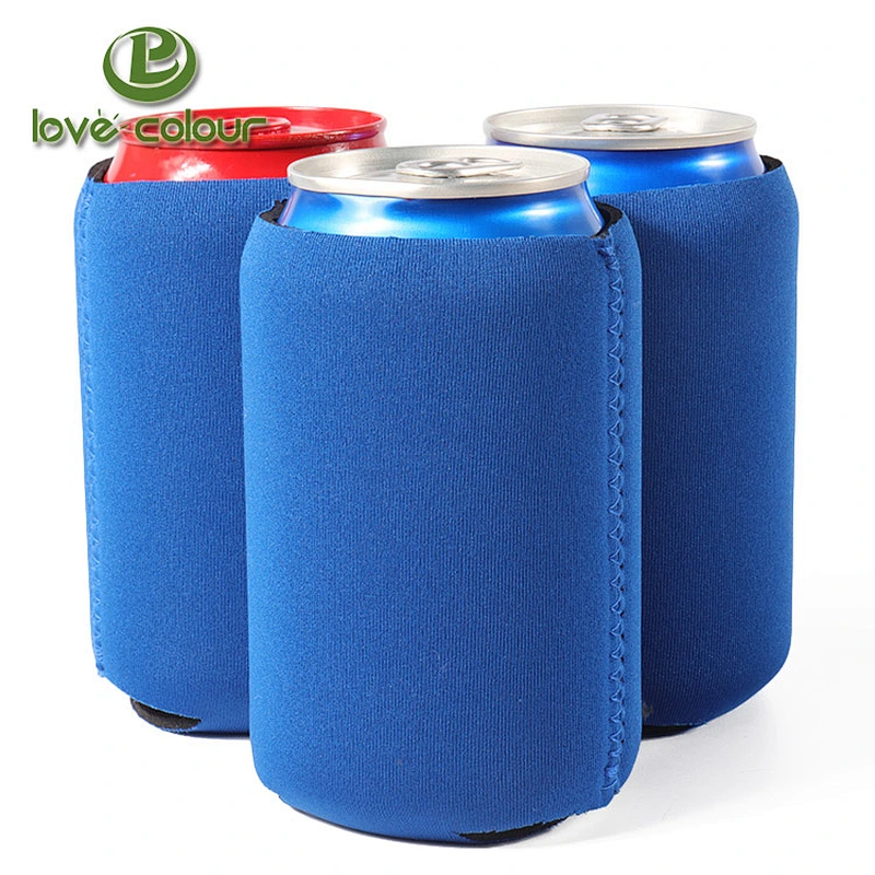 3mm Neoprene Foldable Beer Can Cooler Insulated Beer Bottle Coozies