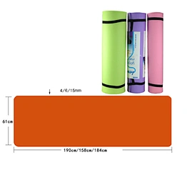 Custom Logo Folding TPE Eco Friendly 10mm Thick Durable Non Slip Yoga Mat
