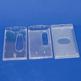 Plastic Badge Two side ID card holder For Office