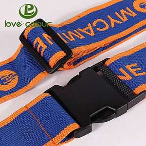 Securely plastic adjustable luggage strap buckle