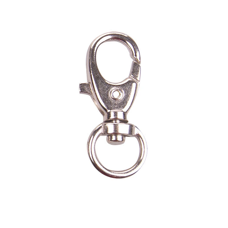 Customized oval shape metal swivel snap hook for lanyard
