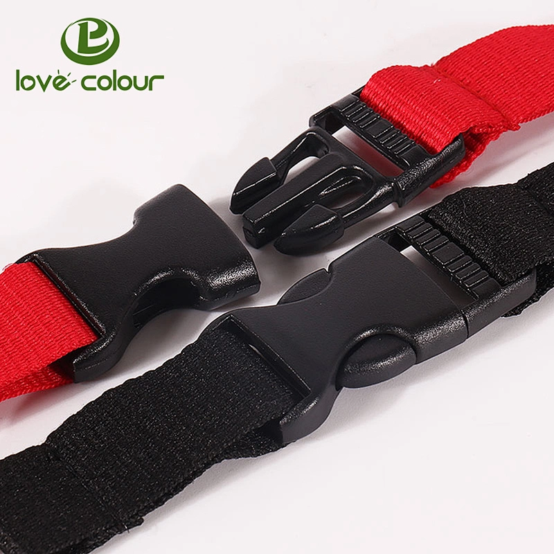 Custom 20mm/25mm/32mm/38mm/50mm Lanyard and luggage belt accessories plastic quick release snap buckle
