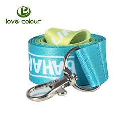 Custom made multicolor heat transfer lanyards neck ribbon For Promotional