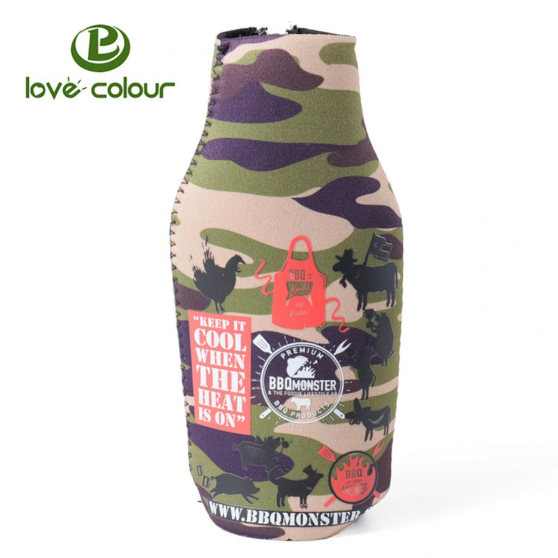 New custom promotion neoprene beer bottle holder in Guangzhou