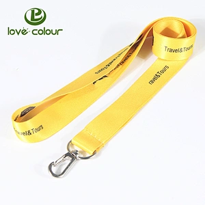 Custom festival logo printed lanyard keychain holder straps