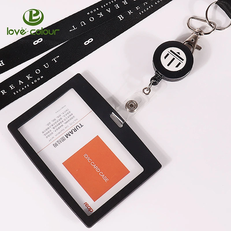 Custom Retractable ID Card Badge Holder KeyChain Reels