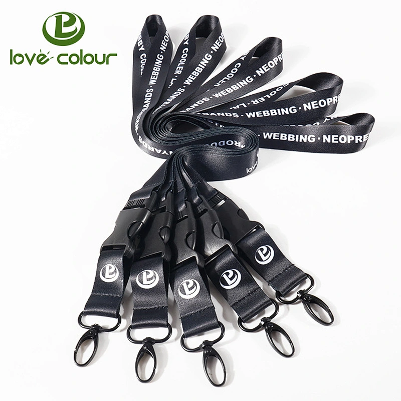 Custom polyester promotional sports lanyard with printing event logo