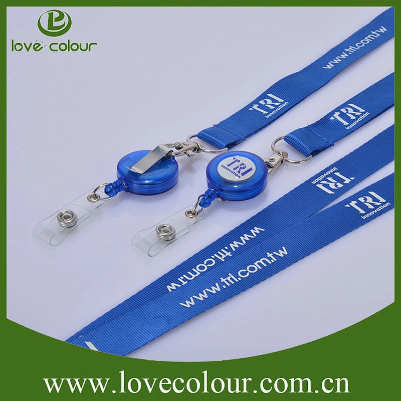 Custom Retractable plastic badge lanyard pull reel