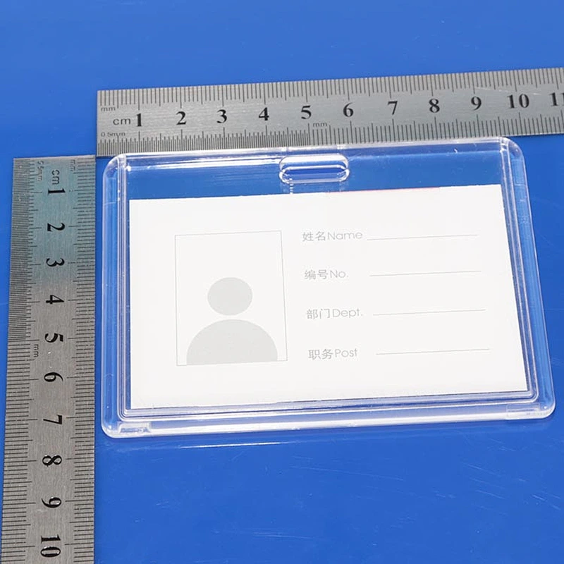 High quality cheap custom exhibition id card holder name badge holder