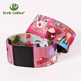 Polyester Printing Elastic Eco-Friendly Fabric Bracelet Elastic Textiles Wristband