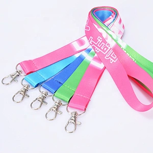 Hot sale retractable id badge holder with lanyard