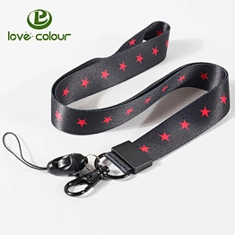 Wholesale cheap custom single cell phone neck lanyard