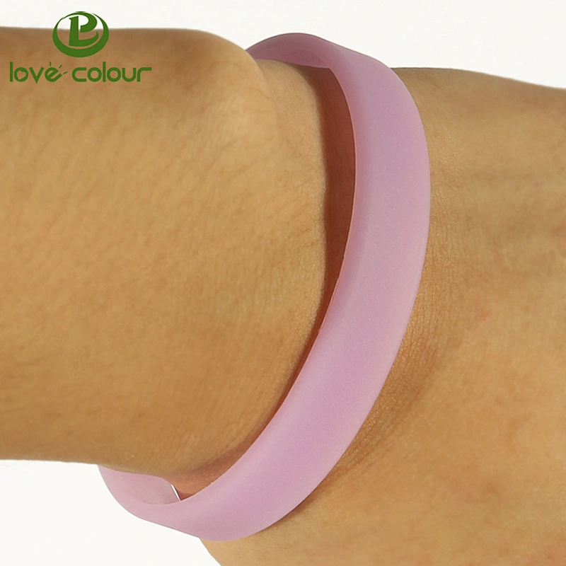 Personalized Custom Logo Waterproof Silicone Bracelet For Wedding