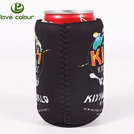 Custom Festive & Party Waterproof Neoprene Can Cooler