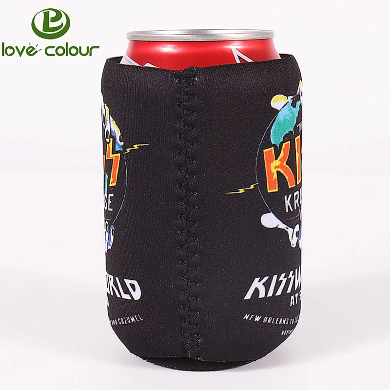 Custom Festive & Party Waterproof Neoprene Can Cooler