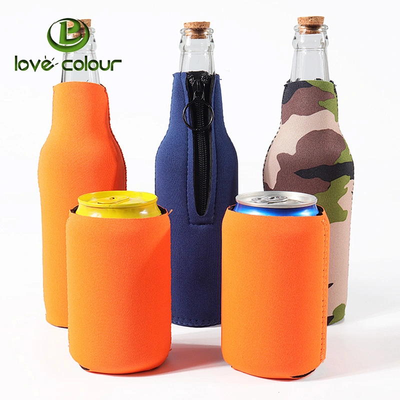 Factory Custom Wedding Neoprene Can Cooler Beer Bottle Sleeve Stubby Holders