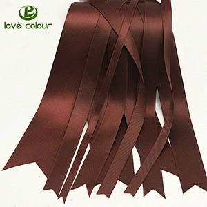 Custom locored 100% polyester personalized hot foil stamping ribbon tape