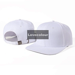 Cotton embroidery custom your logo flat brim snapback cap