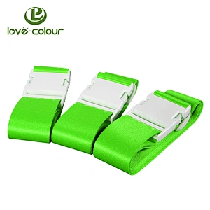 Guangzhou Travel belt luggage strap with plastic buckle manufacturer