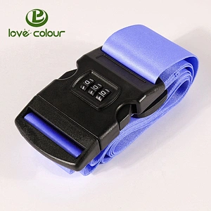 Custom Polyester personalized logo printing luggage strap