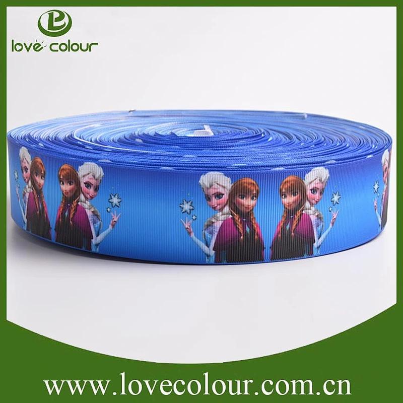 Custom 2 inch wide grosgrain ribbon
