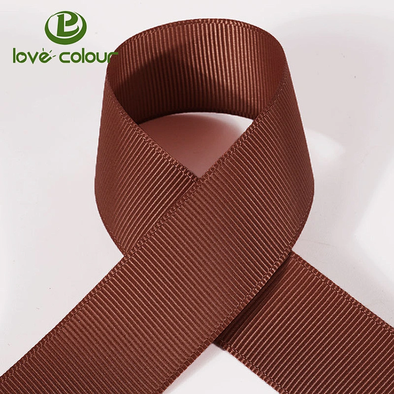 Custom polyester printed grosgrain and satin ribbon with your logo