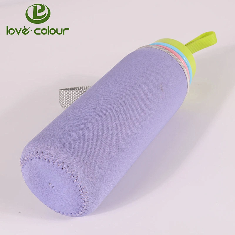Custom Neoprene Water Bottles Cooler Portable Cover Bag 750ml