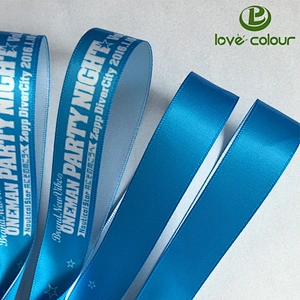 High quality wholesale Grey solid color polyester satin webbing ribbon for packing gift