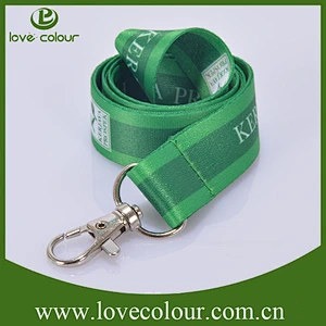 Polyester keychain neck strap custom