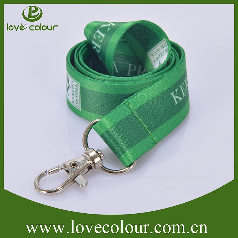 Polyester keychain neck strap custom
