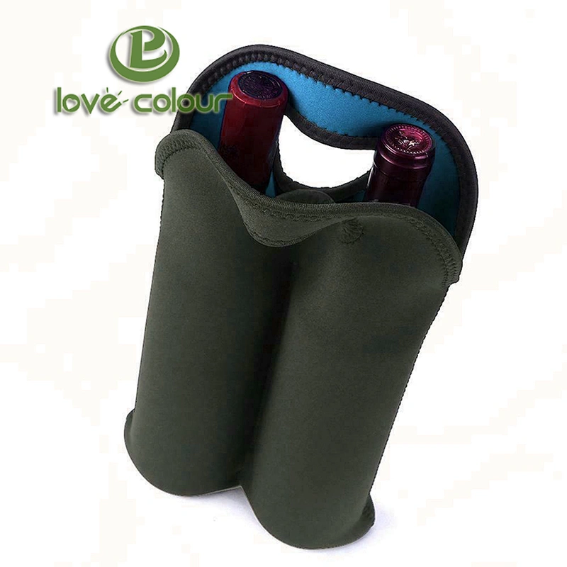 Custom Neoprene Full Color Printing Sleeve Bottle Coolers Bag Coolies