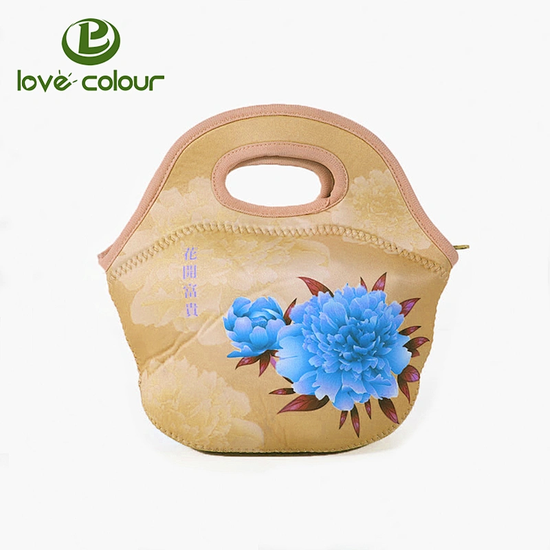 Custom Insulated Neoprene Lunch Bags Picnic Lunch Tote Bag Boxes for Kids Adults Women Men Work or Travel Use