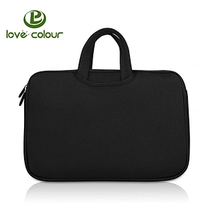 Custom Neoprene Laptop Sleeve Notebook Computer Tablet Carrying Bag Cover With Handle